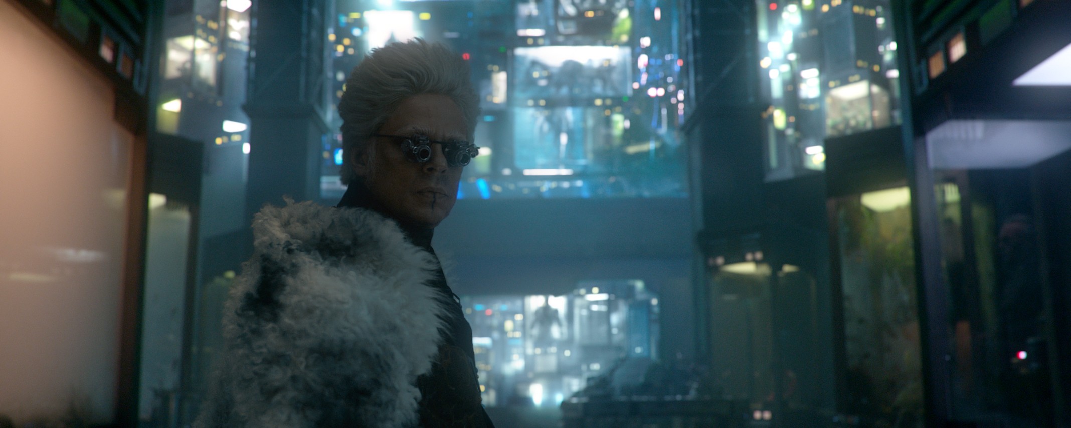 Benicio Del Toro as The Collector in Guardians of the Galaxy